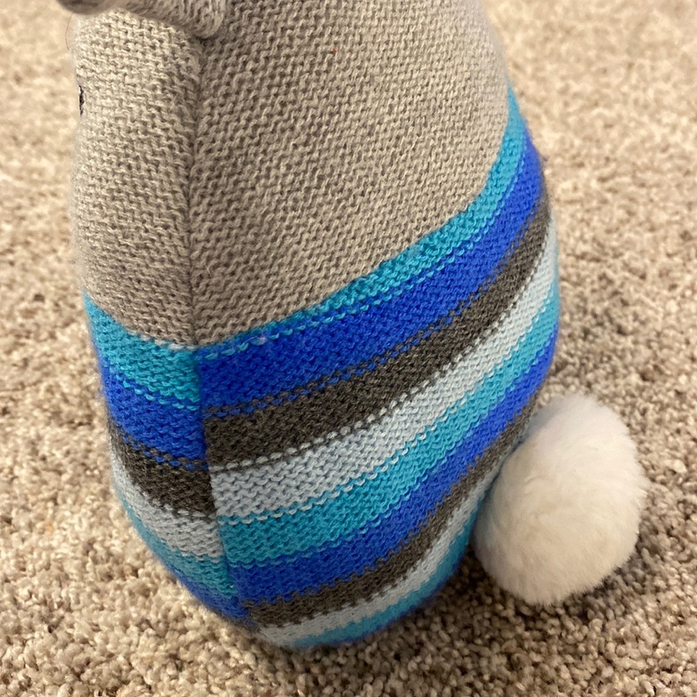 Knitted bunny stuffed animal